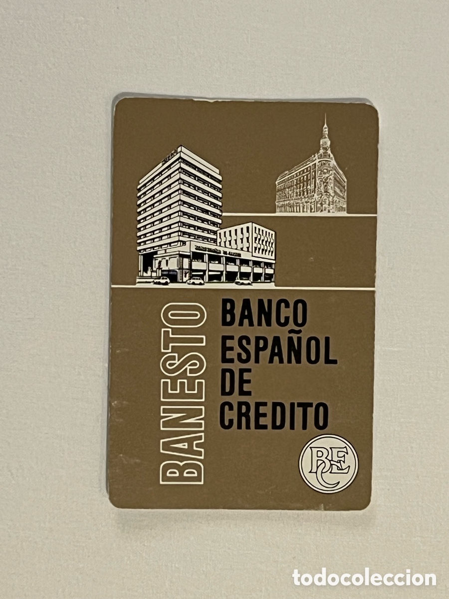 Coleccionismo calendarios: BANESTO. Calendario de Bolsillo Fournier (a.1983)