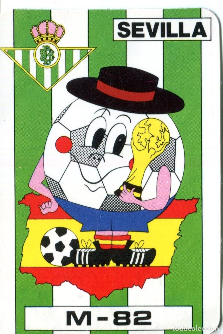 Colecionismo Calend&aacute;rios: CALENDARIO BOLSILLO A&Ntilde;O 1982 F&Uacute;TBOL SERIE IG REAL BETIS - M82 -