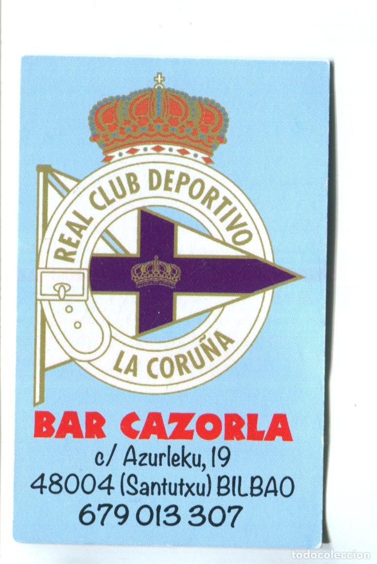 Colecionismo Calend&aacute;rios: CALENDARIO DE BOLSILLO A&Ntilde;O 2017 F&Uacute;TBOL - REAL CLUB DEPORTIVO DE LA CORU&Ntilde;A - BAR CAZORLA - BILBAO