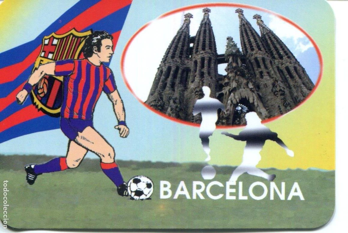 Coleccionismo calendarios: CALENDARIO DE F&Uacute;TBOL. FC BARCELONA. SERIE EDIJAR. A&Ntilde;O 2008