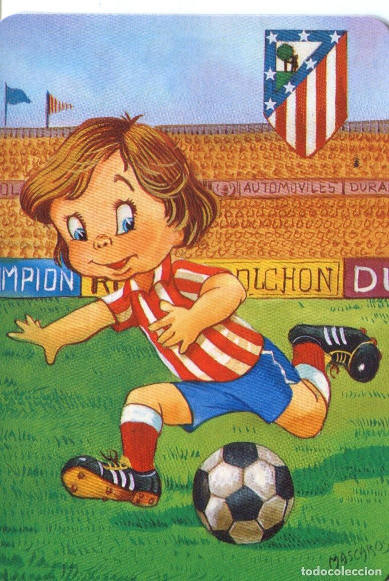 Coleccionismo calendarios: Calendario f&uacute;tbol Atl&eacute;tico de Madrid. A&ntilde;o 1996.