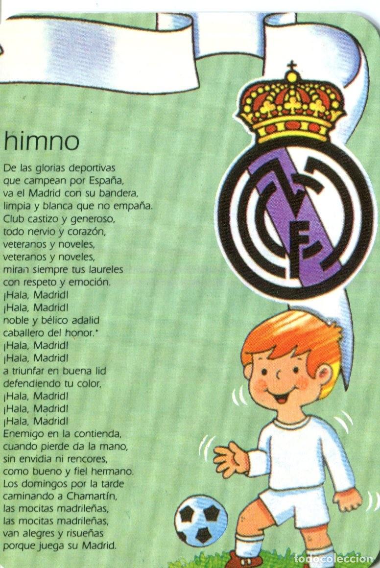 Coleccionismo calendarios: Calendario de bolsillo de F&uacute;tbol - real Madrid - Serie Edijar - A&ntilde;o 1995