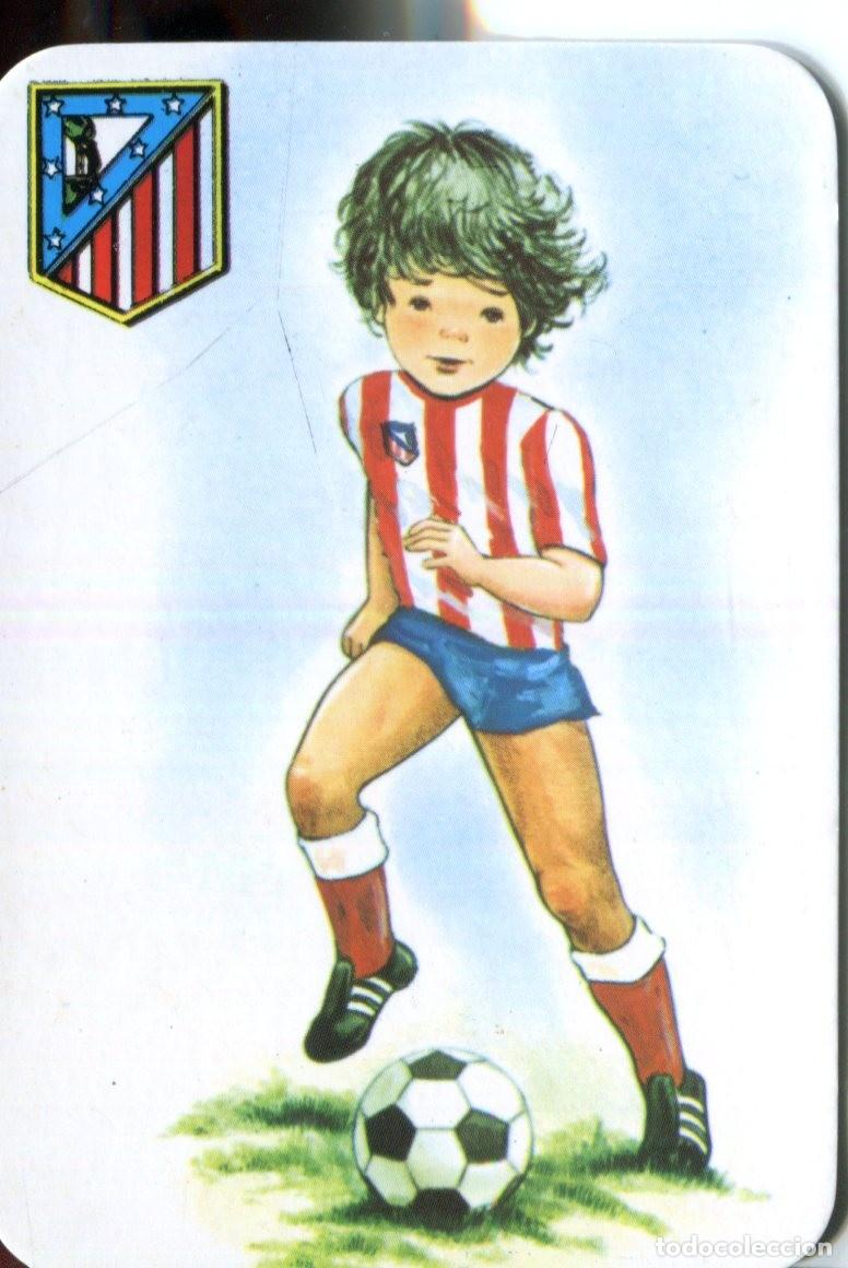 Coleccionismo calendarios: Calendario de Futbol - Atletico de Madrid - Serie CLB n&ordm; 2617 - A&Ntilde;O 1992