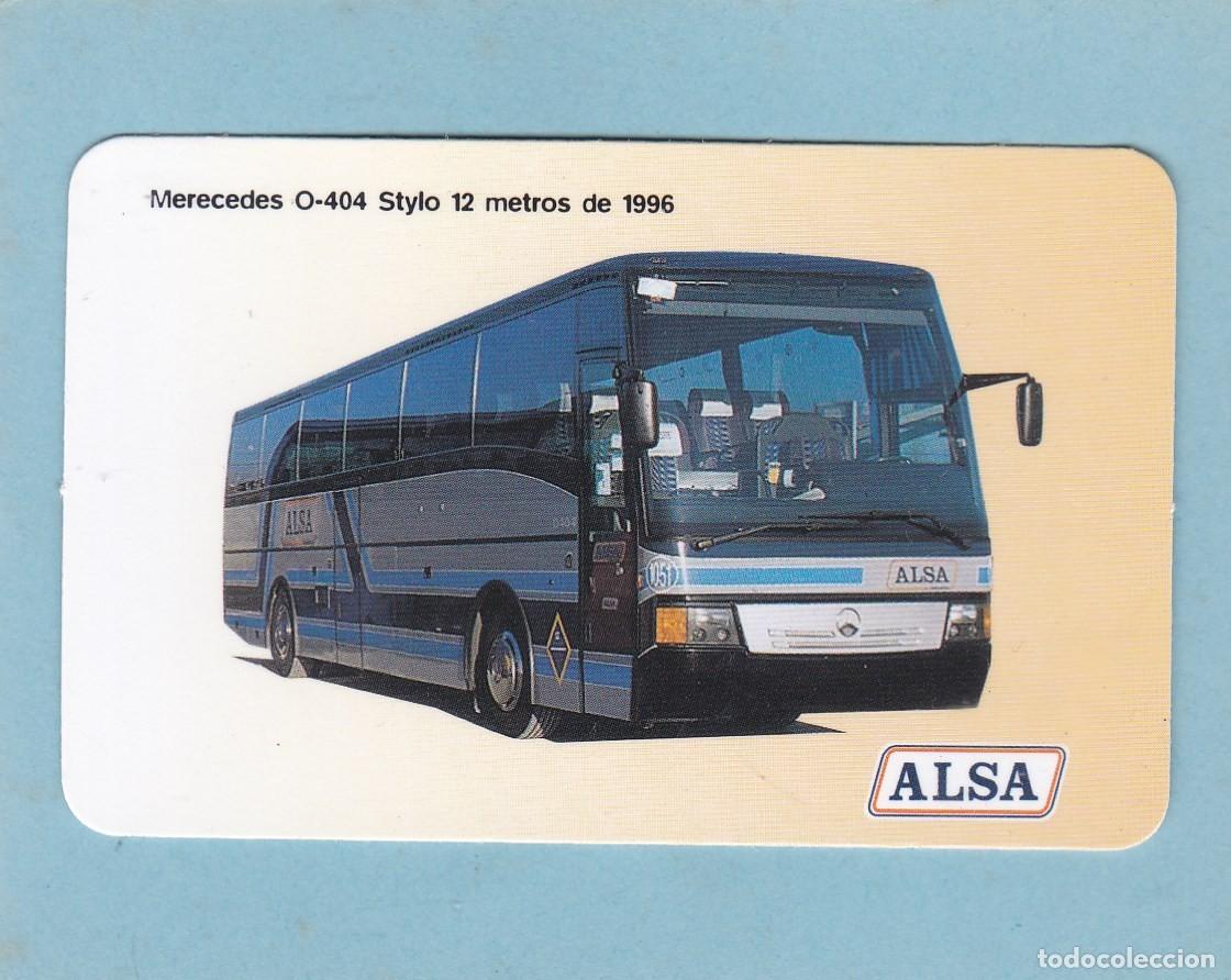 Coleccionismo calendarios: CALENDARIO 2005 - ALSA - AUTOBUS MERCEDES O-404 STYLO 12 METROS DE 1996