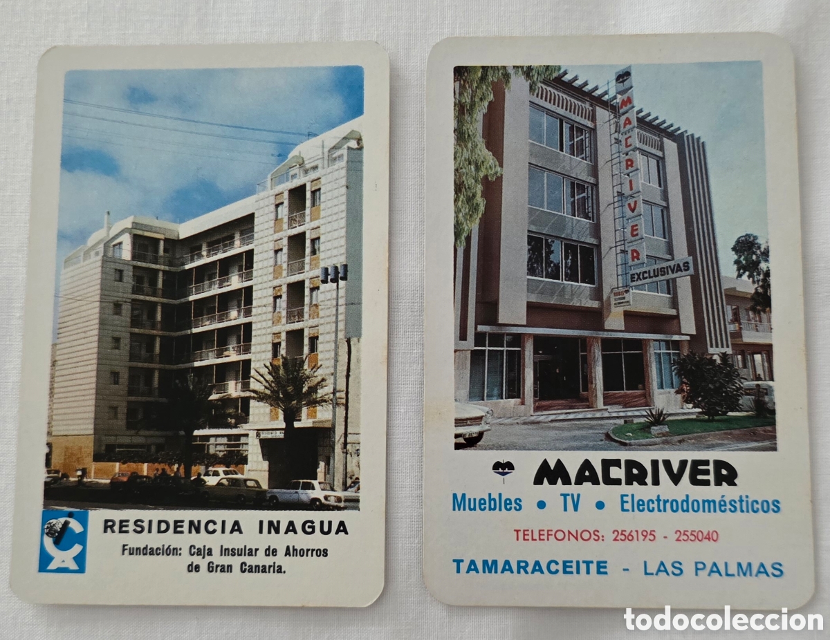 Coleccionismo calendarios: Lote calendarios fournier Gran Canaria