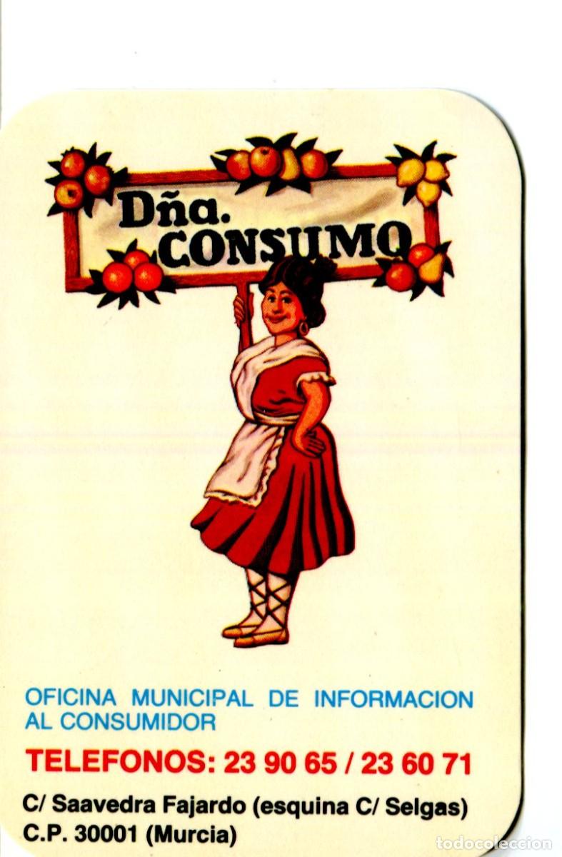 Coleccionismo calendarios: CALENDARIO D&Ntilde;A. CONSUMO. OFICINA MUNICIPAL DE INFORMACION AL CONSUMIDOR. MURCIA. 1985.