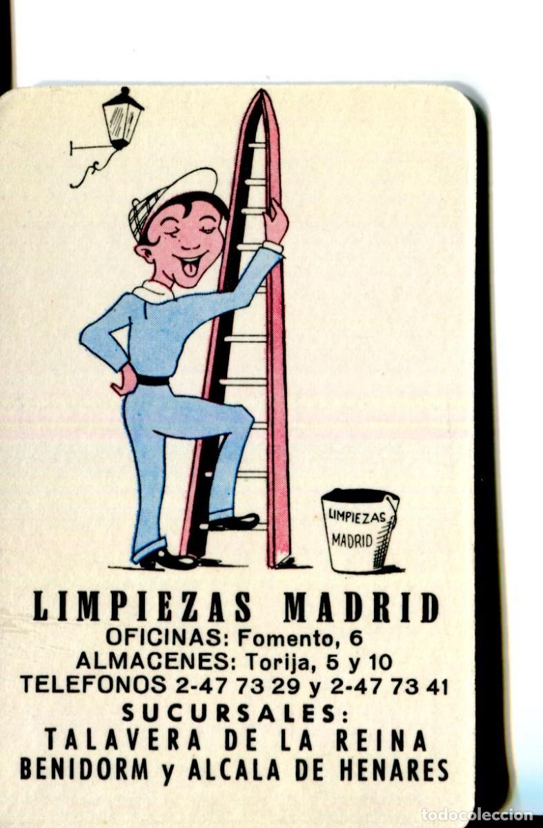 Coleccionismo calendarios: CALENDARIO PUBLICITARIO LIMPIEZAS MADRID A&Ntilde;O 1973 - VER FOTOS