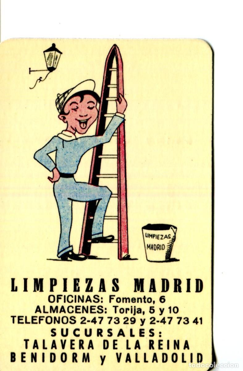Coleccionismo calendarios: CALENDARIO PUBLICITARIO LIMPIEZAS MADRID A&Ntilde;O 1974 - VER FOTOS