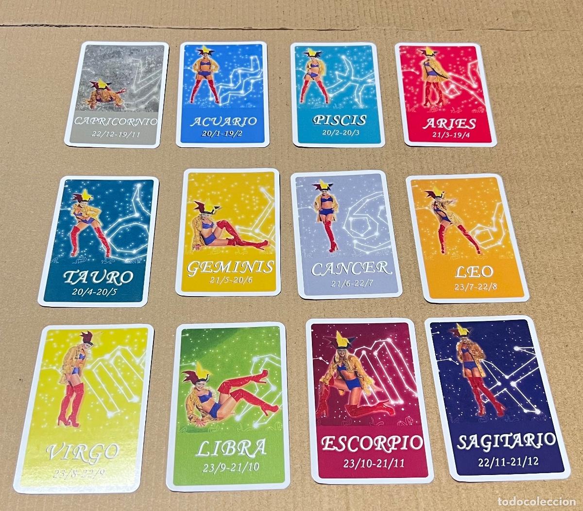 Coleccionismo calendarios: 12 calendarios NAIPES COMAS HOR&Oacute;SCOPOS