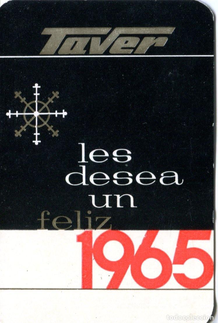 Coleccionismo calendarios: CALENDARIO DE BOLSILLO, TAVER, A&ntilde;o 1965