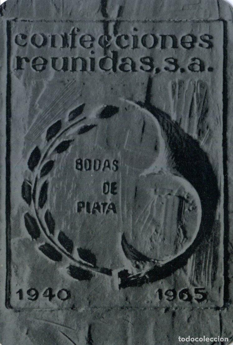 Coleccionismo calendarios: CALENDARIO DE BOLSILLO:CONFECCIONES REUNIDAS S.A.,A&Ntilde;O 1965,