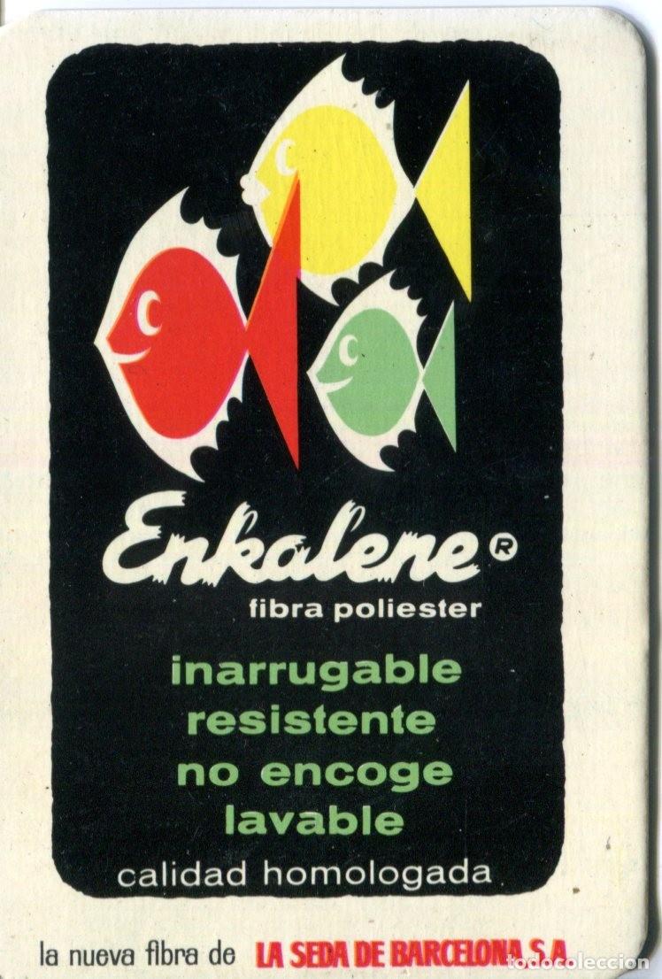 Coleccionismo calendarios: Calendario de Publicidad A&ntilde;o 1963 - Fibra Poliester ENKALENE de la Seda de Barcelona