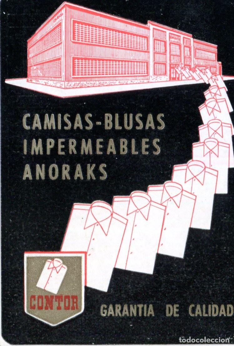 Coleccionismo calendarios: CALENDARIO PUBLICIDAD F&Aacute;BRICA DE CAMISAS BLUSAS IMPERMEABLES CONTOR A&Ntilde;O 1967