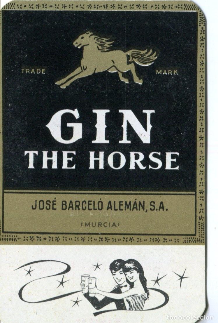 Coleccionismo calendarios: CALENDARIO DE BOLSILLO - 1969 - GIN THE HORSE de Jose Barcelo Aleman (Murcia)