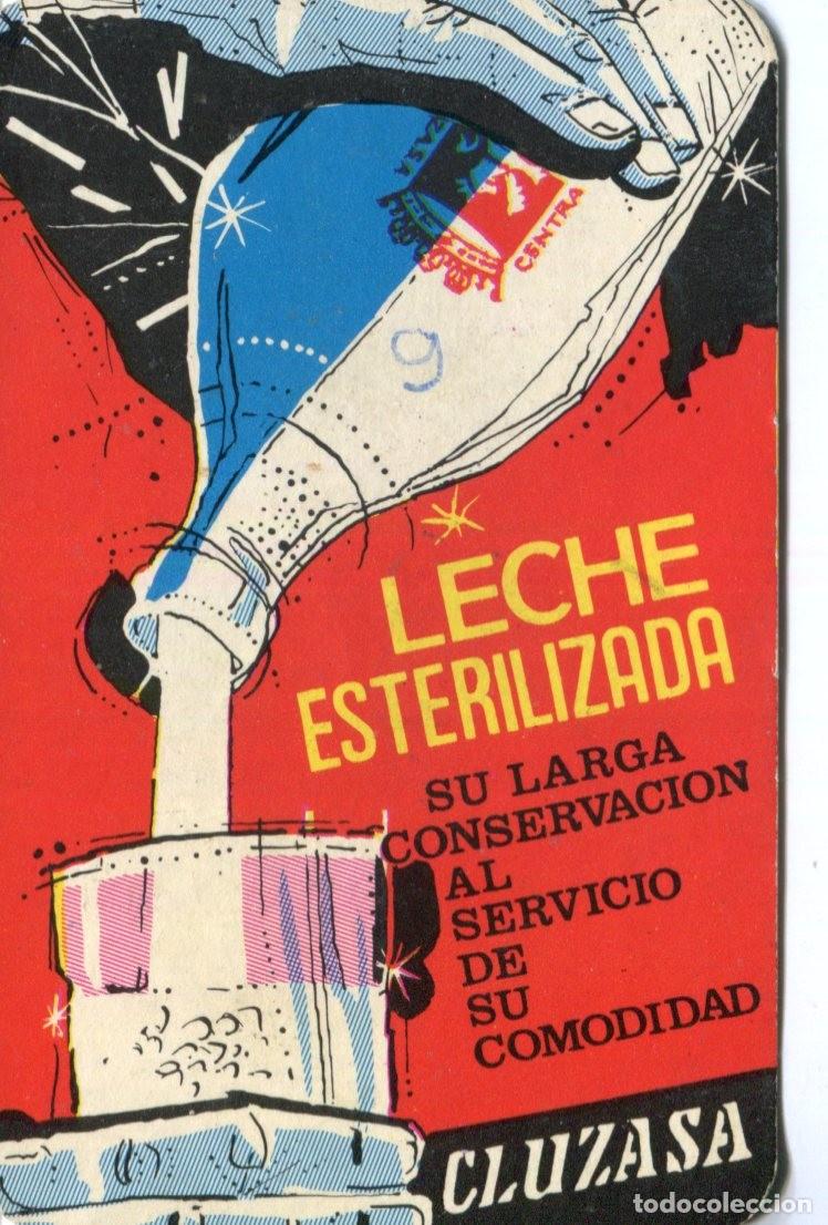 Coleccionismo calendarios: CALENDARIO BATIDOS CLUZASA LECHE ESTERILIZADA 1968
