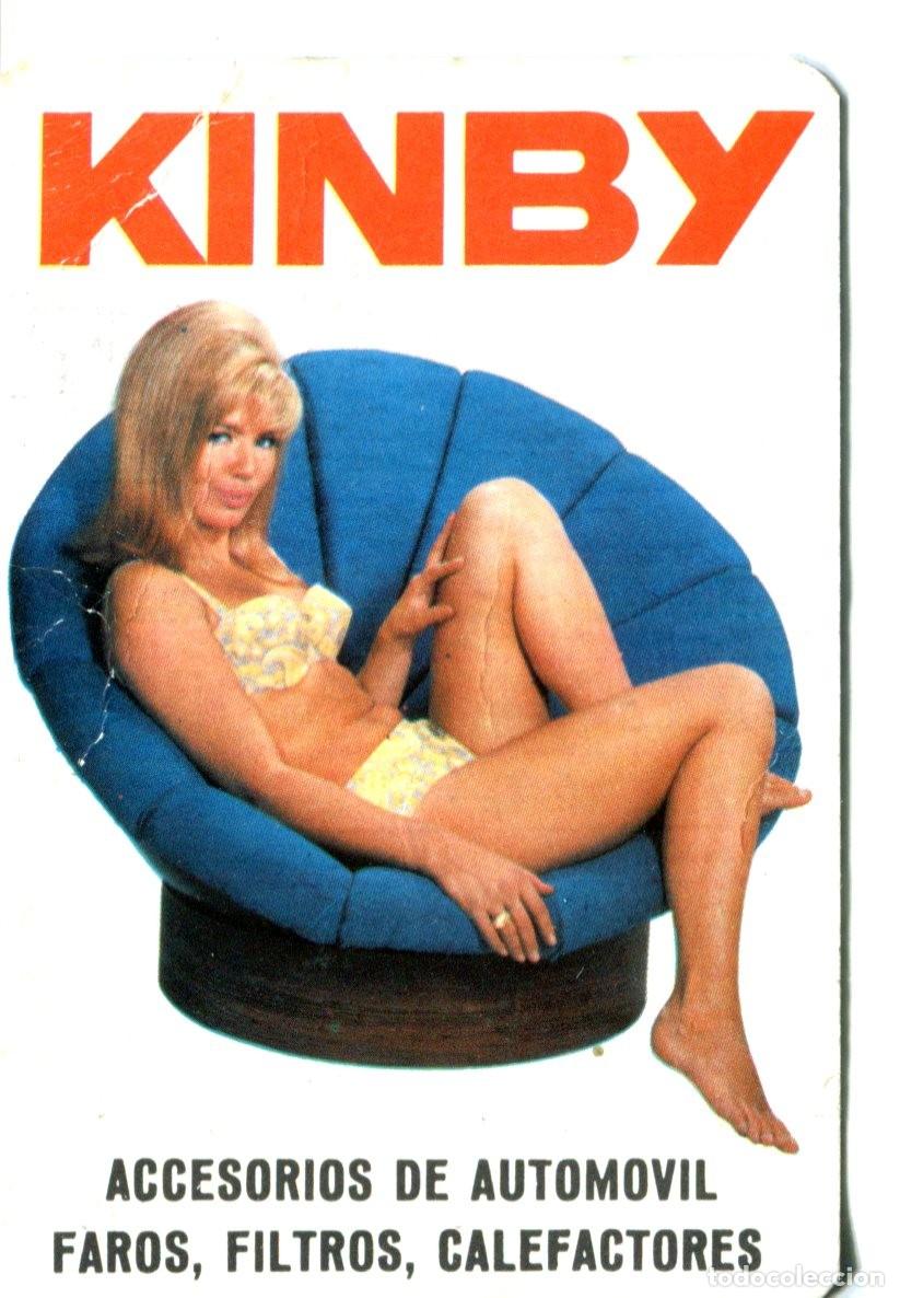 Coleccionismo calendarios: CALENDARIO PUBLICITARIO ER&Oacute;TICO DE CHICA. ACCESORIOS PARA EL AUTOM&Oacute;VIL. KINBY. A&Ntilde;O 1967