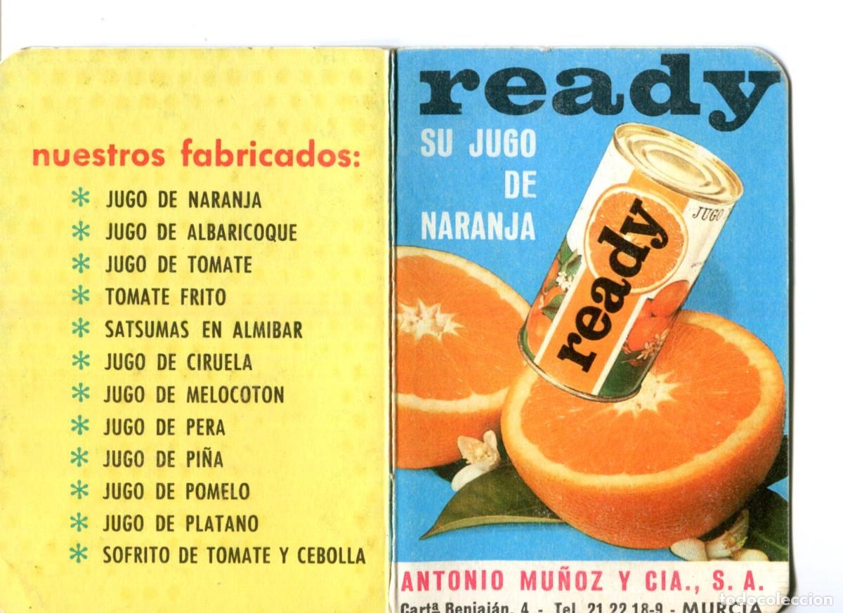 Coleccionismo calendarios: CALENDARIO 1968. READY,JUGO DE NARANJA,MURCIA. Doble