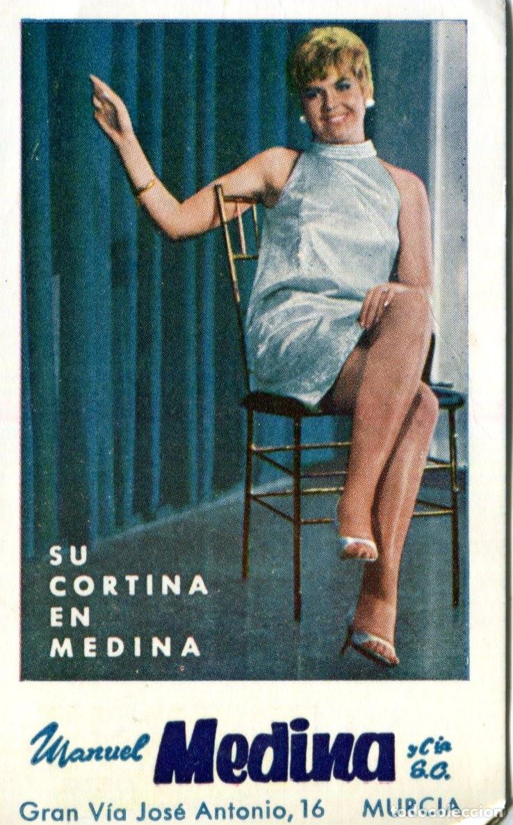 Coleccionismo calendarios: CALENDARIO DE BOLSILLO CHICA A&Ntilde;O 1968 CORTINAS Manuel MEDINA en Murcia