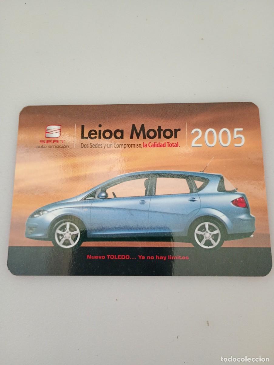 Coleccionismo calendarios: Calendario 2005 Publicidad SEAT Leioa Motor