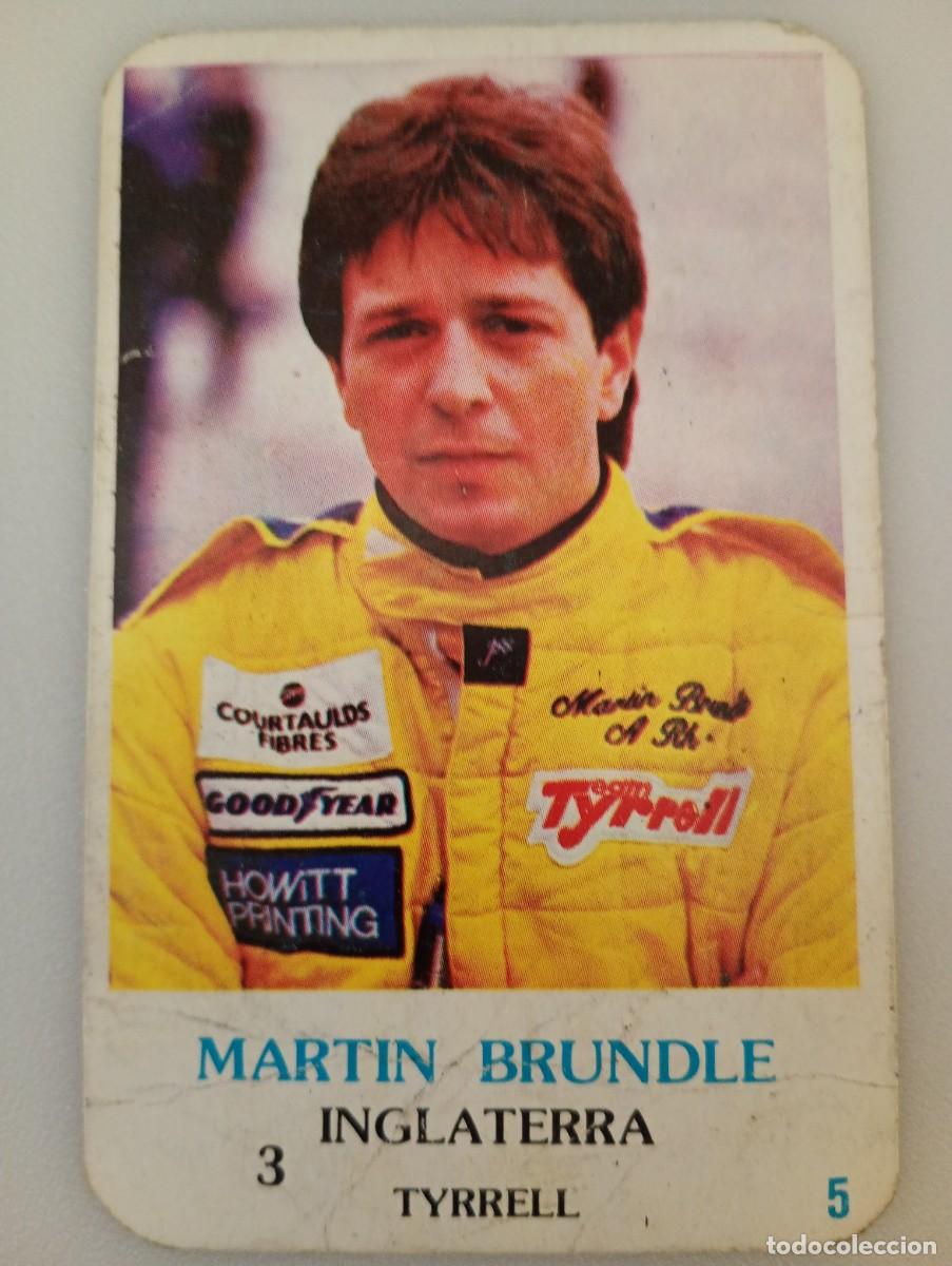 Coleccionismo calendarios: Calendario Portugal 1986 Martin Brundle TYRRELL