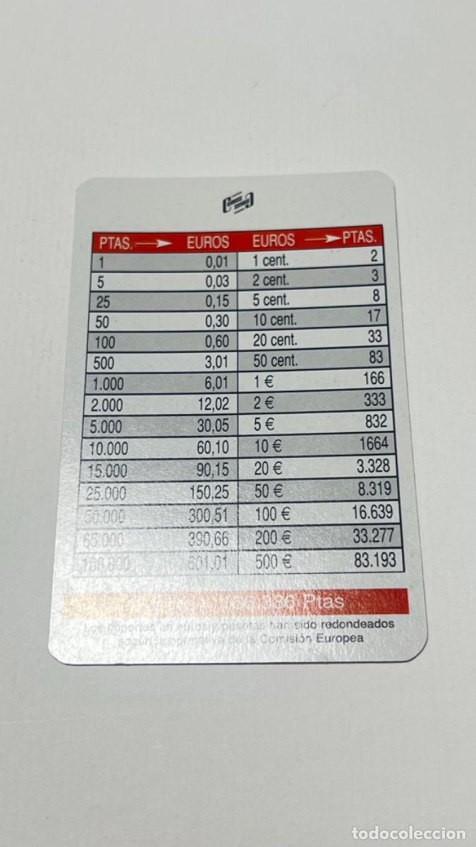 Coleccionismo calendarios: 1 calendario de bolsillo NAIPES COMAS 2002