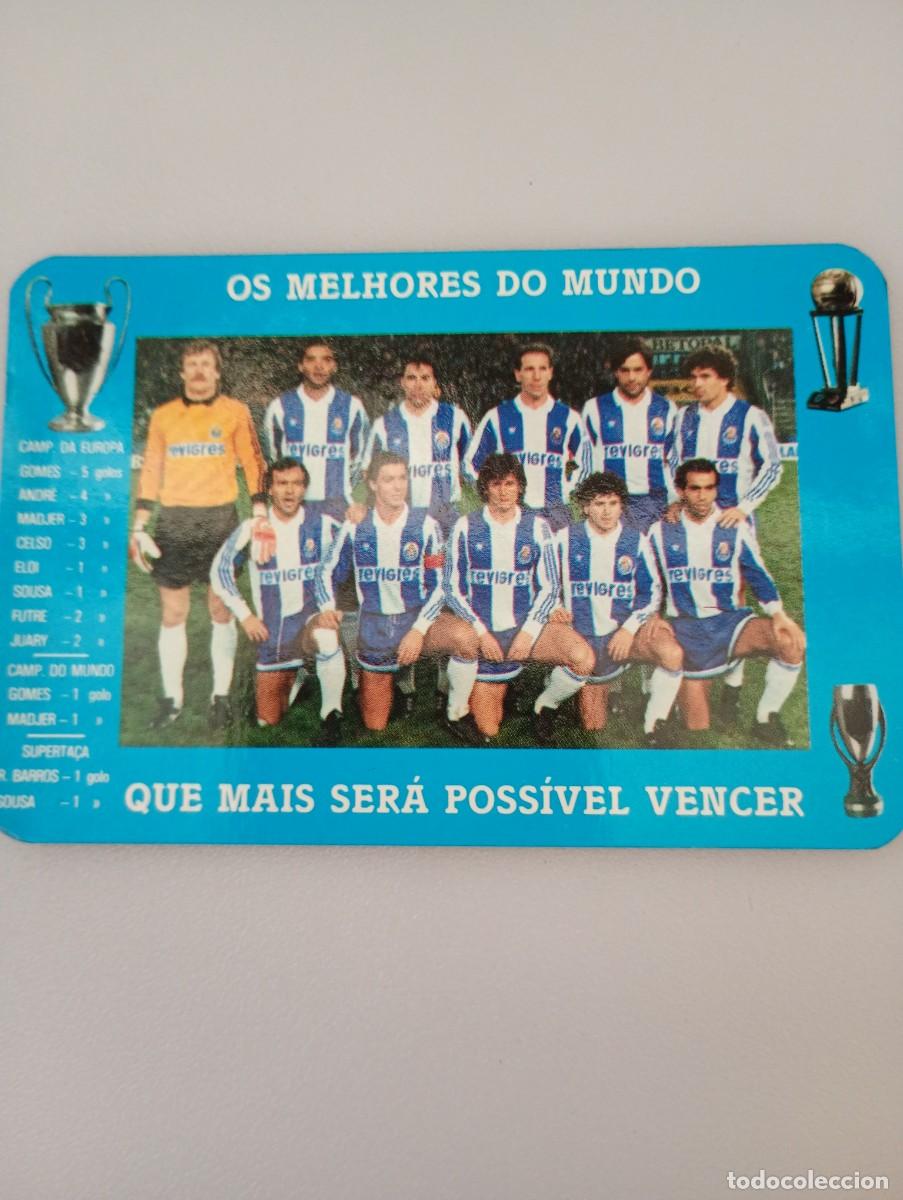 Collectionnisme Calendriers: Calendario Portugal 1988 F&uacute;tbol Porto FC