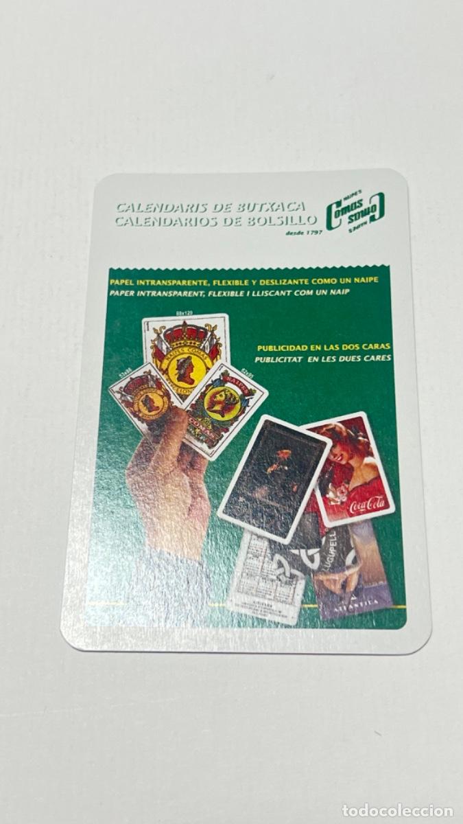 Coleccionismo calendarios: 1 calendario de bolsillo NAIPES COMAS 2007