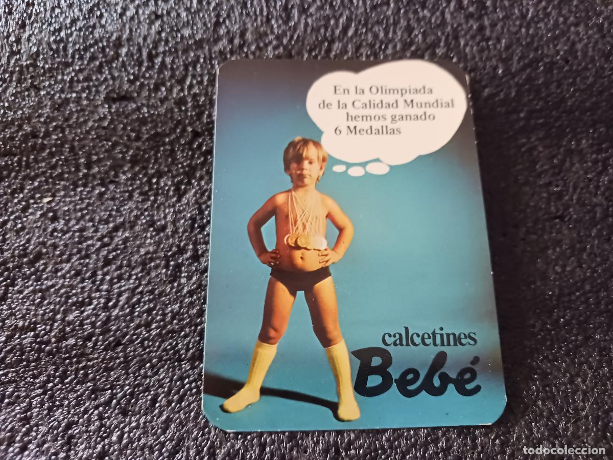 Coleccionismo calendarios: 2 calendarios iguales de calcetines bebe, mataro, 1973