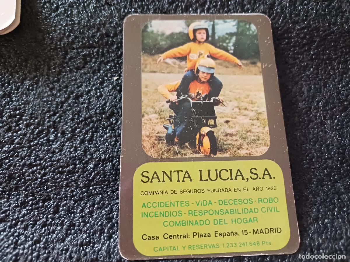 Coleccionismo calendarios: 2 calendarios de seguros santa lucia 1977 y 78