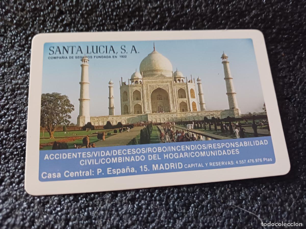 Coleccionismo calendarios: 2 calendarios de seguros santa lucia 1983 y 84