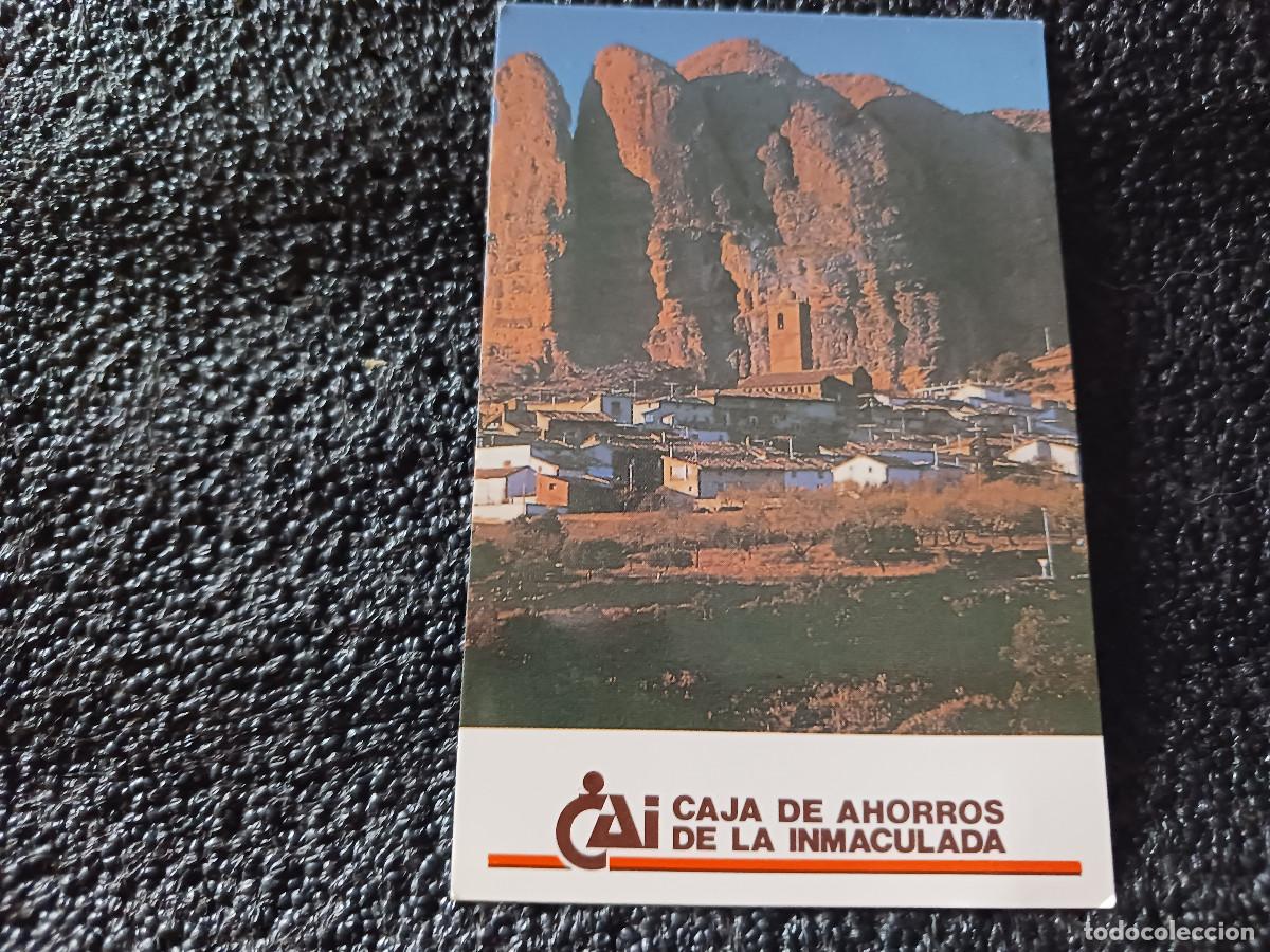 Coleccionismo calendarios: 2 calendarios de caja de ahorros la inmaculada 1984 y 90