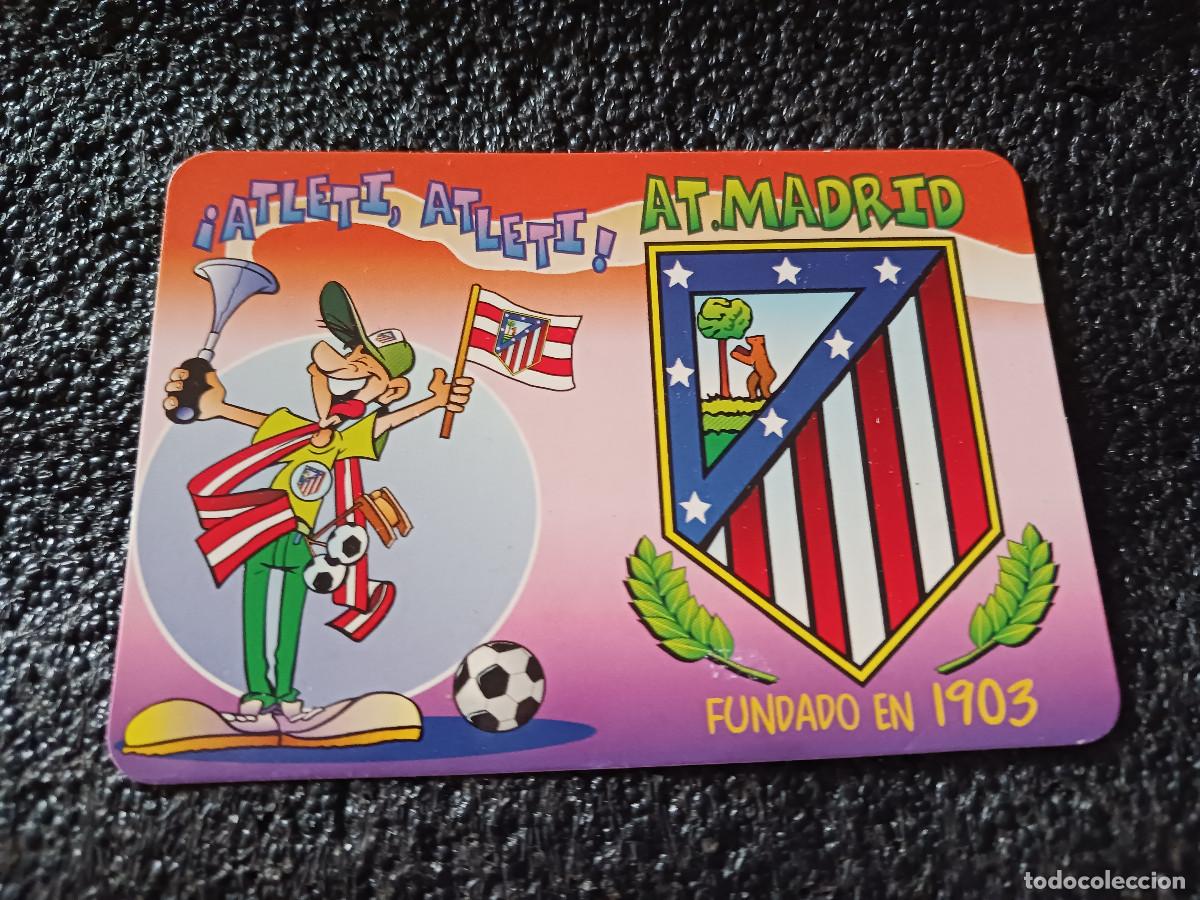 Coleccionismo calendarios: Calendario F&uacute;tbol At. Madrid 1999