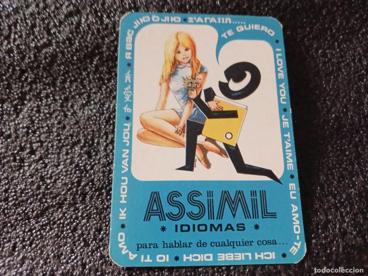 Coleccionismo calendarios: CALENDARIO DE BOLSILLO-1973-ASSIMIL idiomas