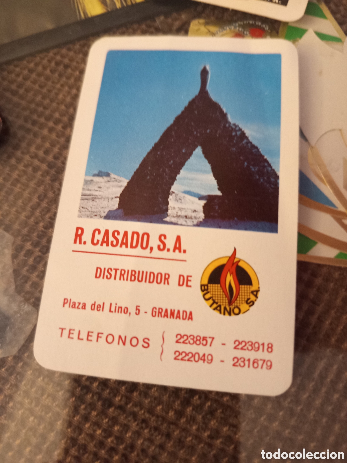 Coleccionismo calendarios: Calendario fournier distribuidor butano s.a R.casado S.a a&ntilde;o 1970