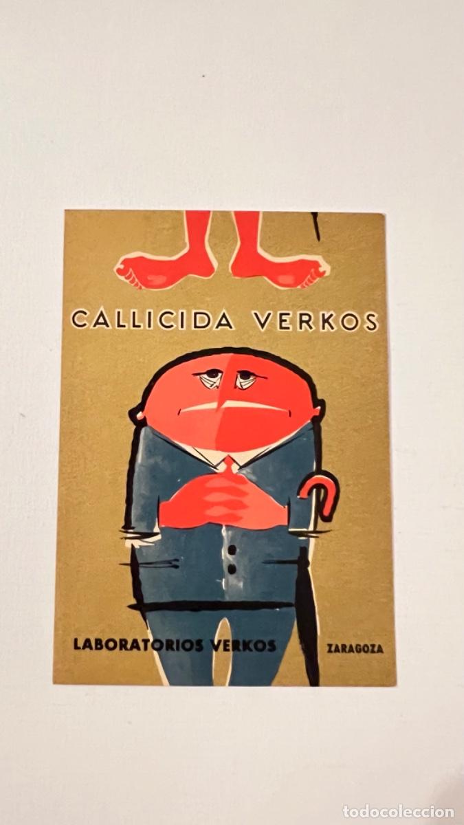 Sammeln von Kalendern: Calendario de bolsillo NO FOURNIER 1960 CALLICIDA VERKOS