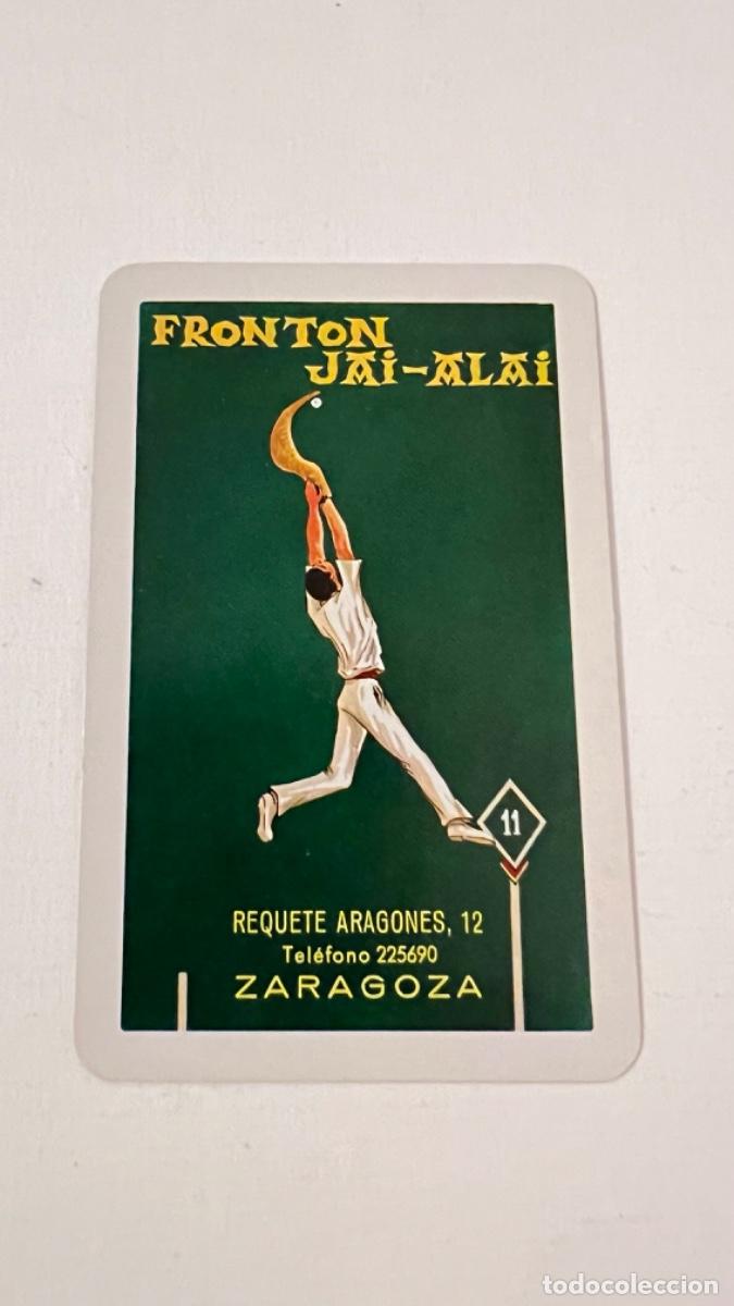 Sammeln von Kalendern: Calendario de bolsillo NAIPES FOURNIER 1968 Zaragoza Front&oacute;n Jai-Alai