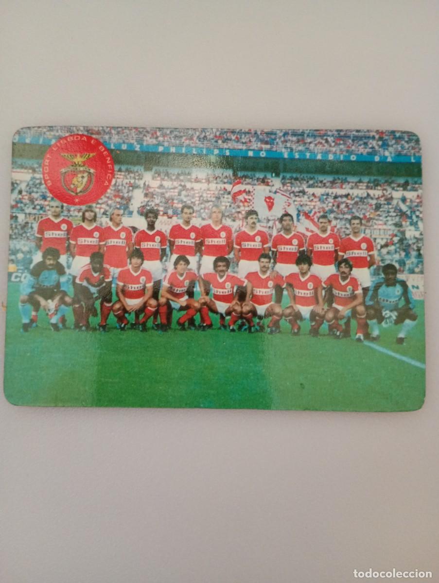 Coleccionismo calendarios: Calendario Portugal 1986 Futbol Benfica