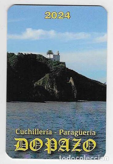 Coleccionismo calendarios: CALENDARIO BOLSILLO A&Ntilde;O 2024 CUCHILLER&Iacute;A - PARAG&Uuml;ER&Iacute;A DO PAZO - CAND&Aacute;S - ASTURIAS - VER FOTO REVERSO