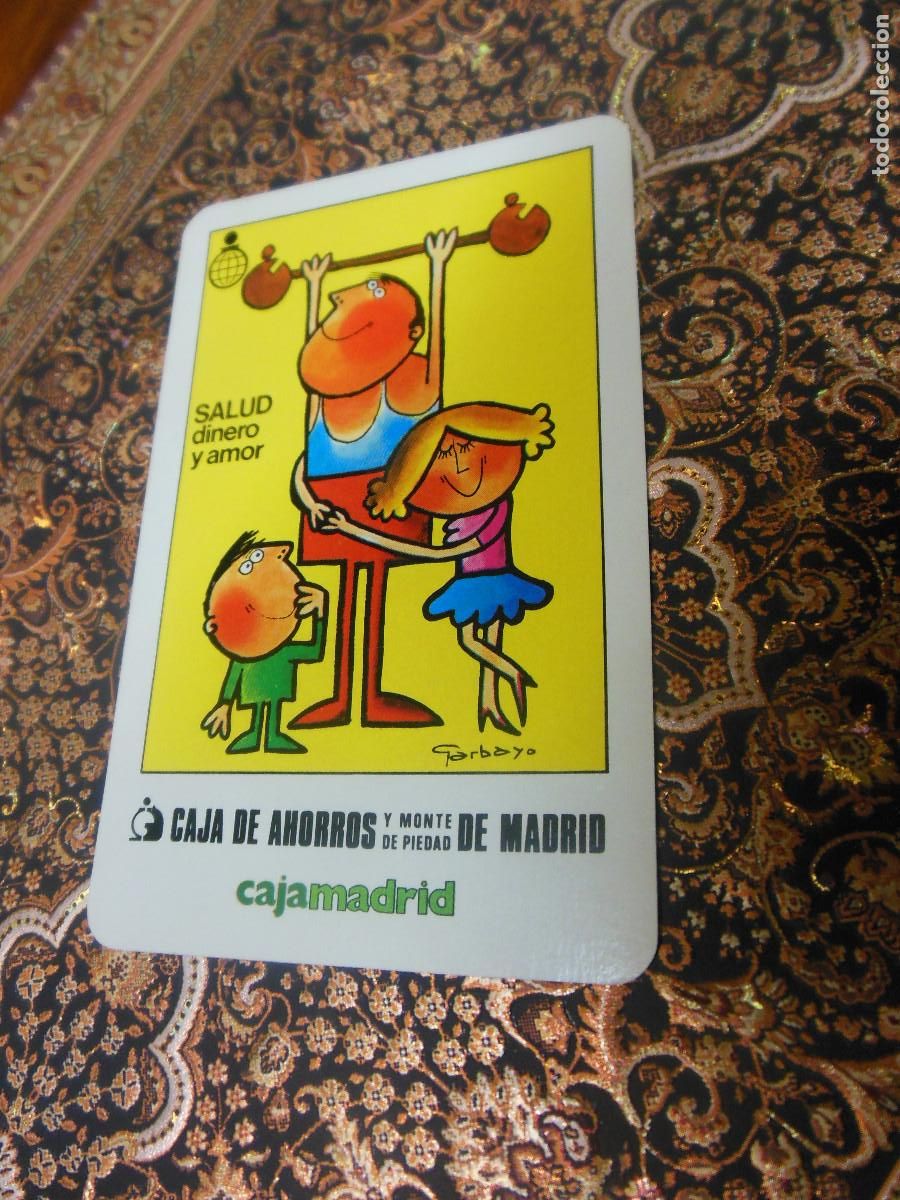 Coleccionismo calendarios: 1984 SALUD DINERO Y AMOR CAJA DE AHORROS Y MONTE DE PIEDAD DE MADRID - CALENDARIO DE FOURNIER