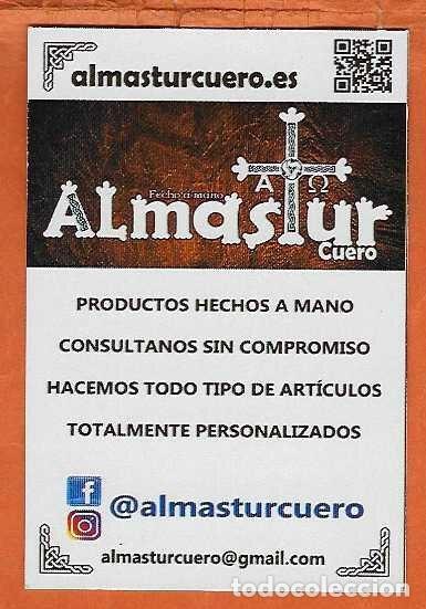 Coleccionismo calendarios: CALENDARIO DE BOLSILLO A&Ntilde;O 2021 ALMASTUR CUERO - ASTURIAS - VER FOTO REVERSO