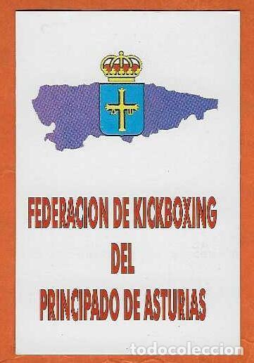 Coleccionismo calendarios: CALENDARIO DE BOLSILLO A&Ntilde;O 2006 FEDERACI&Oacute;N DE KITBOXING - PRINCIPADO DE ASTURIAS - VER FOTO REVERSO