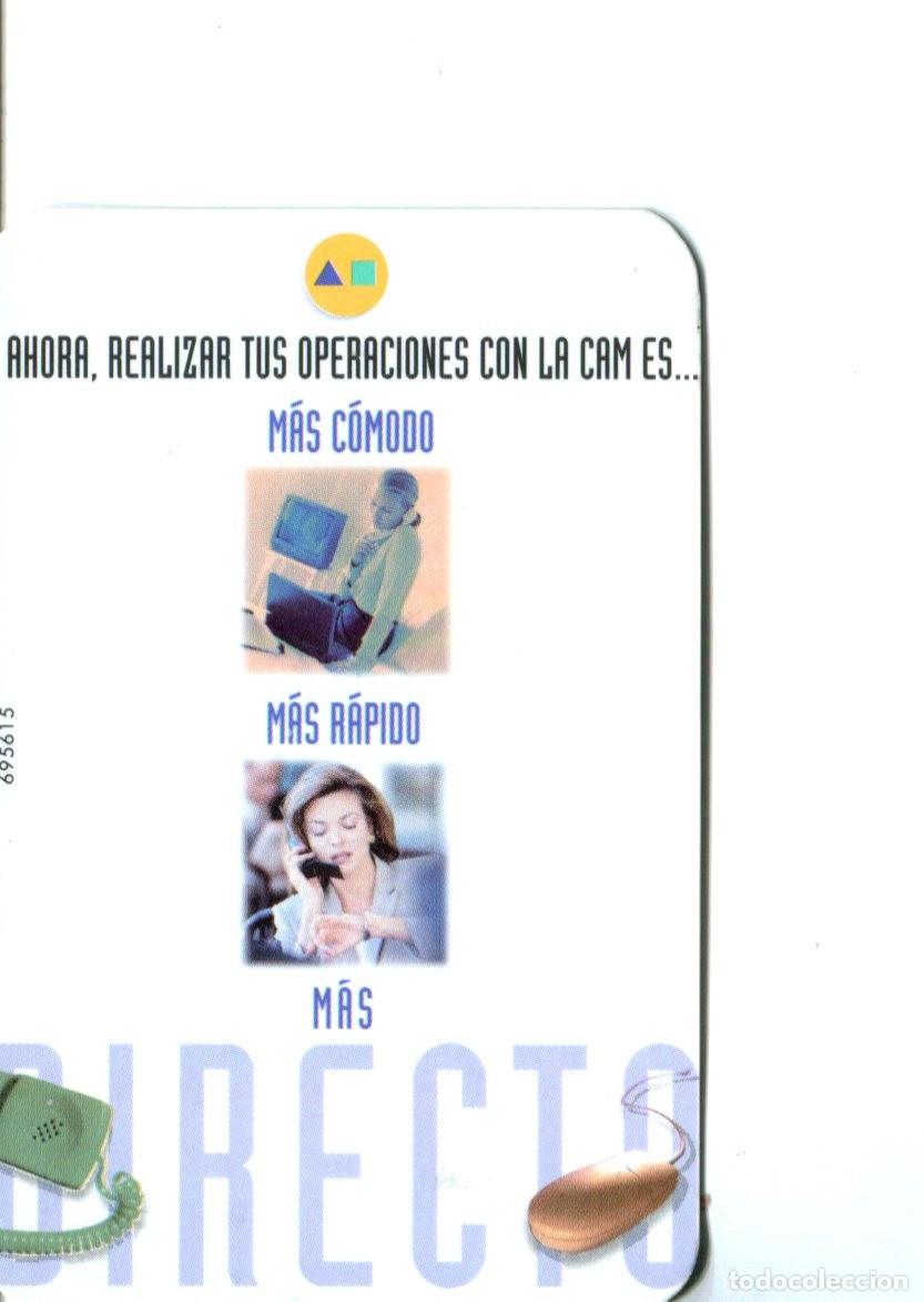 Coleccionismo calendarios: CALENDARIO DE BOLSILLO A&Ntilde;O 1999 BANCOS / CAJAS AHORROS - CAM - CAJA MEDITERRANEO - VER FOTO REVERSO