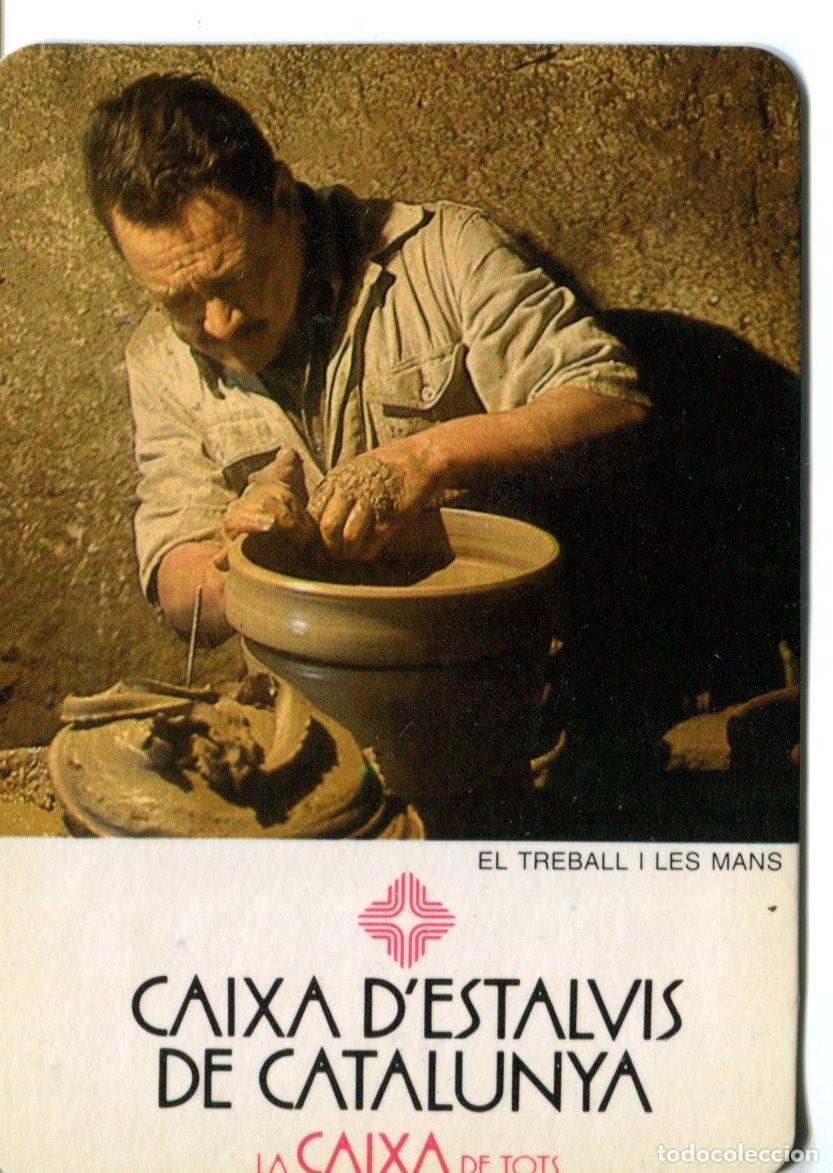 Coleccionismo calendarios: CALENDARIO CAIXA D'ESTALVIS DE CATALUNYA, EL TRABAJO DE LAS MANOS, A&Ntilde;O 1983