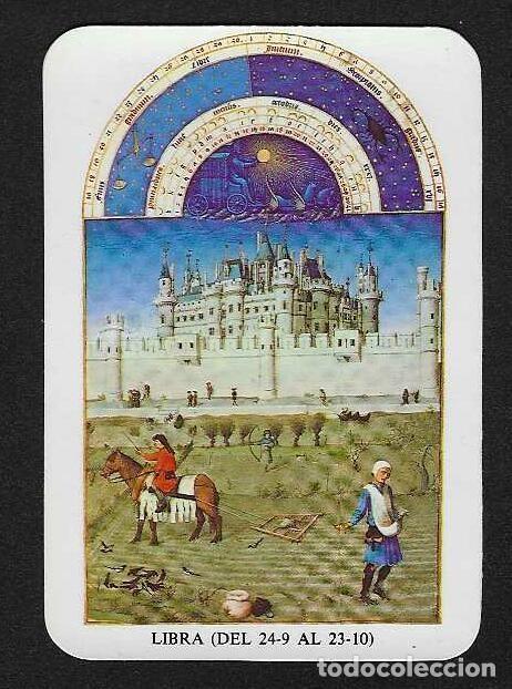 Coleccionismo calendarios: CALENDARIO DE BOLSILLO A&Ntilde;O 1981 HOR&Oacute;SCOPO - LIBRA - SIN PUBLICIDAD - VER FOTO REVERSO