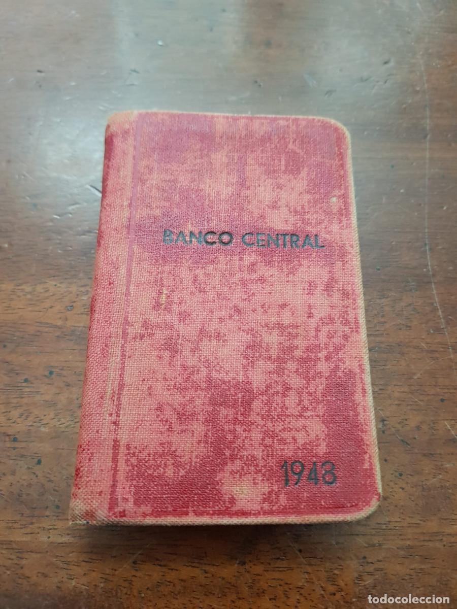 Coleccionismo calendarios: AGENDA DEL BANCO CENTRAL A&Ntilde;O 1948