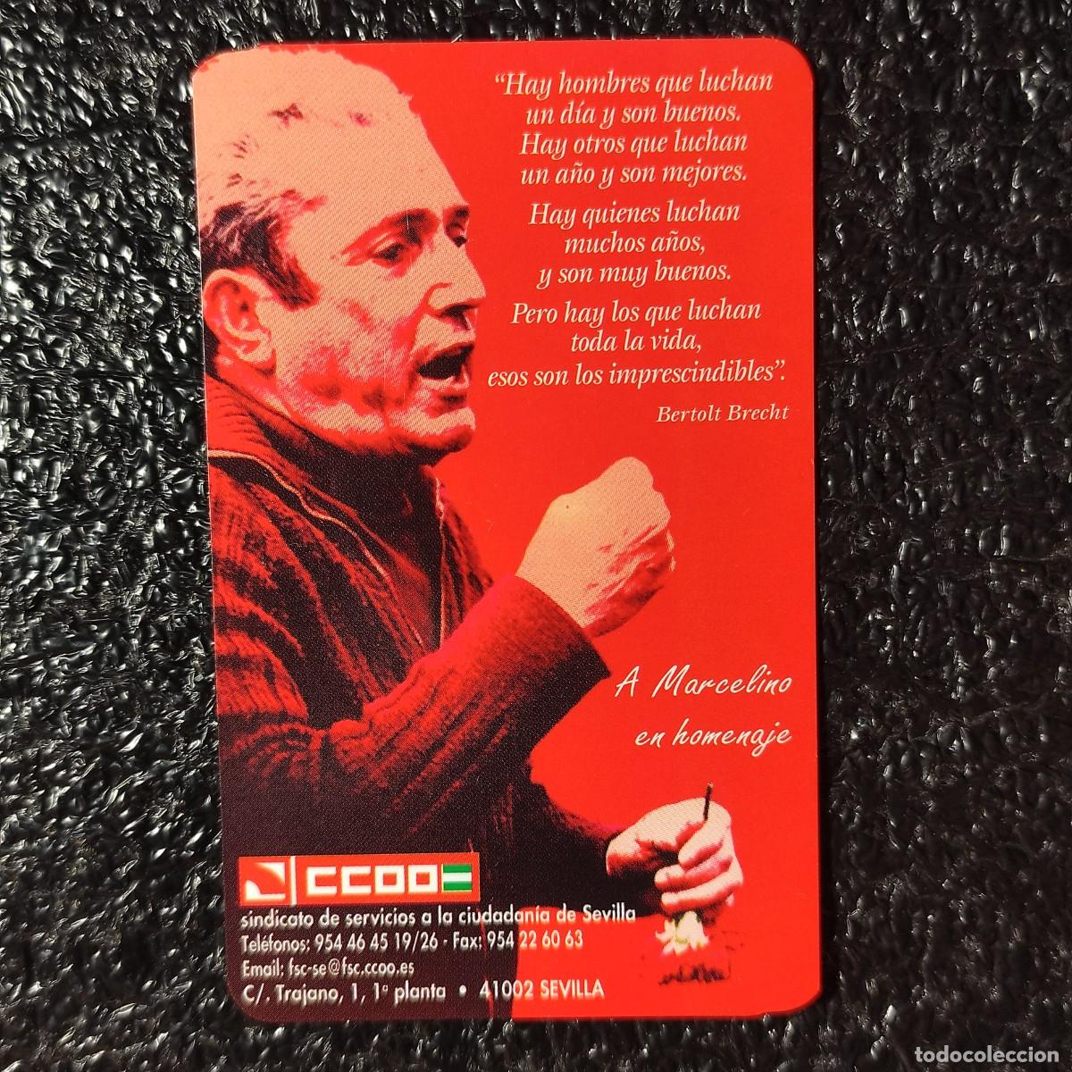 Coleccionismo calendarios: CALENDARIO POLITICO SINDICAL .CC.OO. 2011 ** SEVILLA **