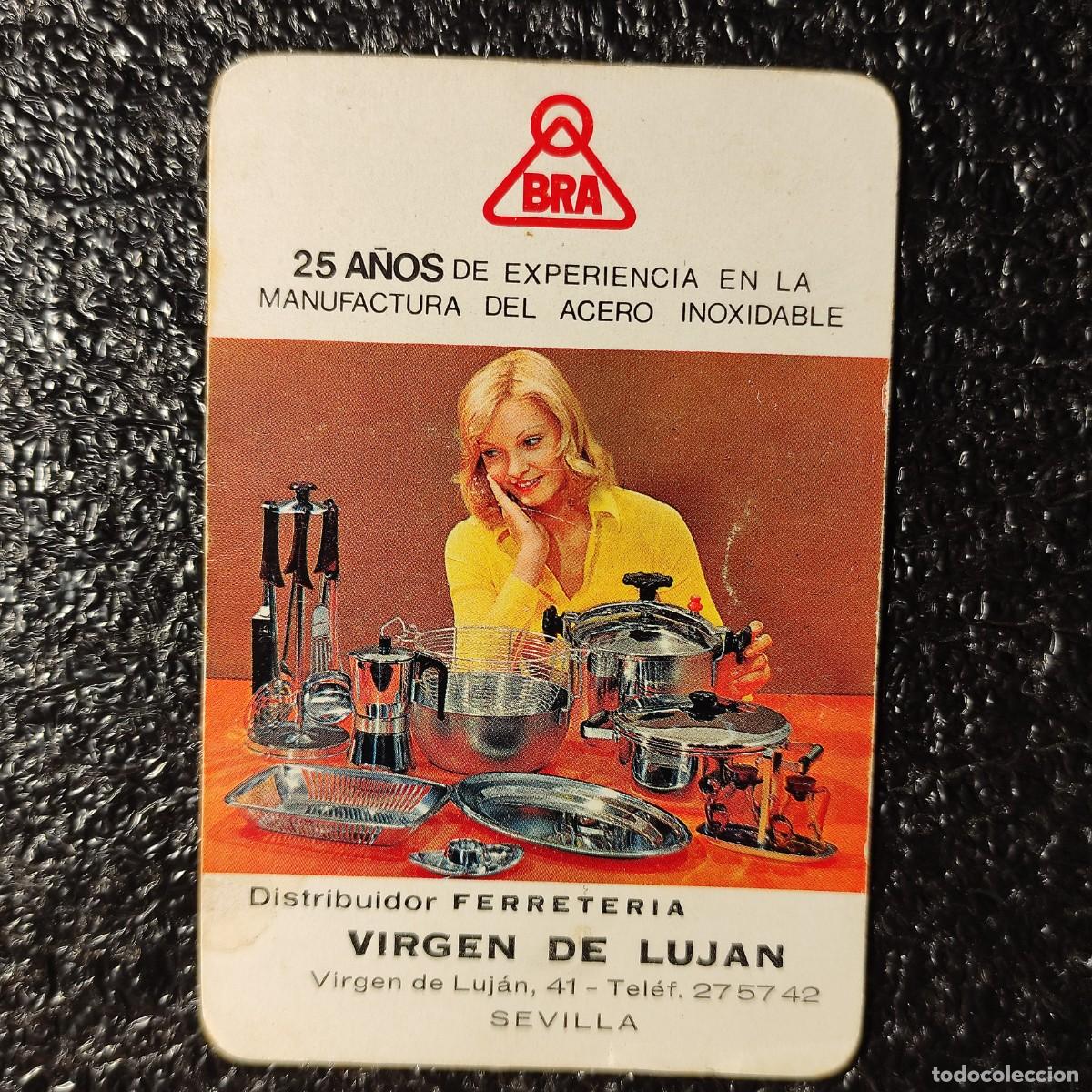 Coleccionismo calendarios: CALENDARIO BOLSILLO - BRA ACERO INOXIDABLE 1973 - T2