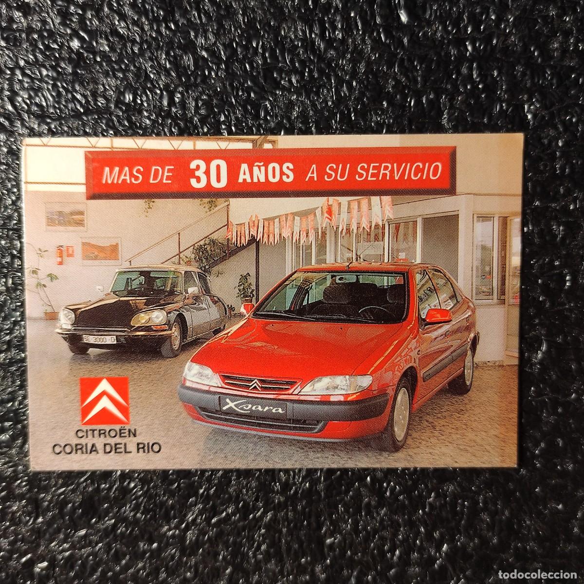 Coleccionismo calendarios: CALENDARIO COCHE . CONCESIONARIO CITROEN . AG&Uuml;ERA - VIDAL 1998 ** T1