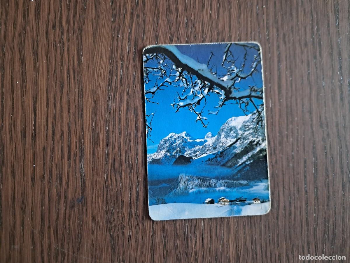 Coleccionismo calendarios: calendario de serie DLB 76.717, paisaje nevado, a&ntilde;o 1986.
