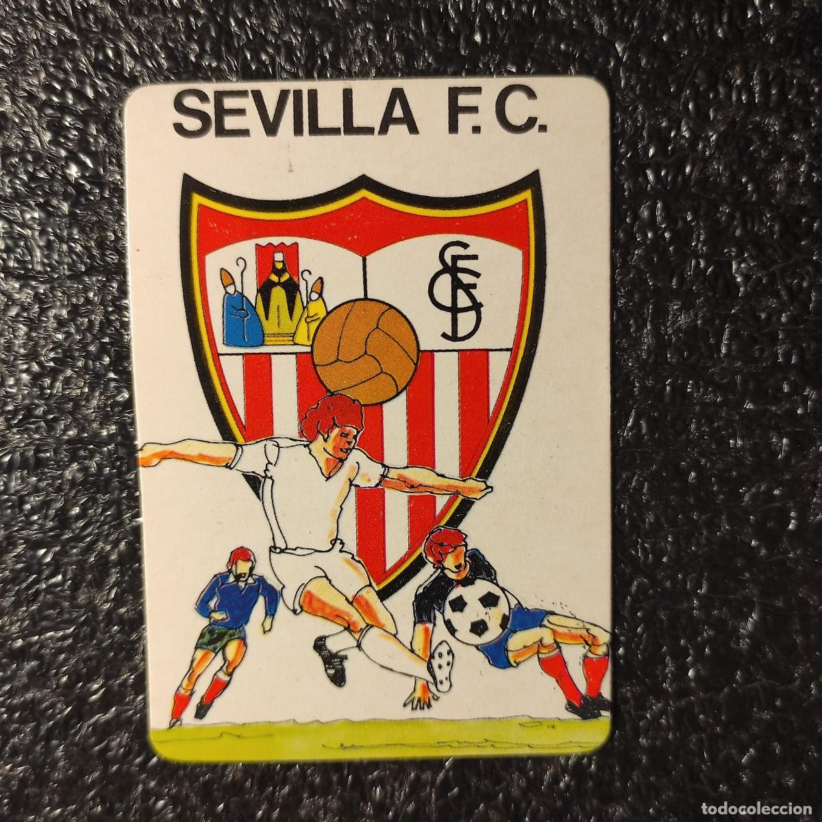 Coleccionismo calendarios: CALENDARIO DE FUTBOL . SEVILLA F.C. 1990 ** ESCUDO ** PELUQUERIA KOUPAS . SEVILLA ** T0